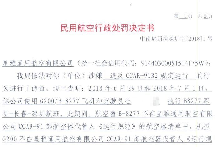 違反規(guī)定運(yùn)行！通航企業(yè)被罰款九千元
